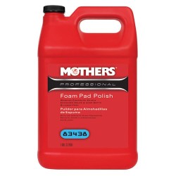 Mothers Professional Foam Pad Polish - profesionálna špeciálna leštenka na penové kotúče, 3,785 l