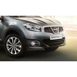 Nissan Qashqai I Facelift 10-13 - NEREZ chrom rámčeky hmloviek