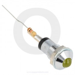 QSP - LED kontrolka 6 - 12V LED žltá