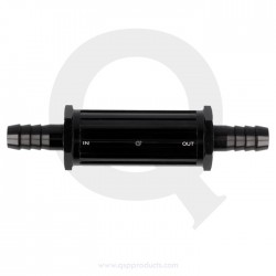 QSP - palivový filter čierny 15mm