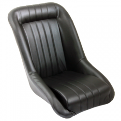 Športová sedačka QSP pevná - čierna vinyl CLASSIC