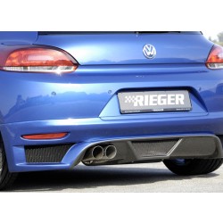 Rieger Tuning spojler pod originálny zadný nárazník pre Volkswagen Scirocco III (13) 2-dvere. pred f
