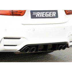 Rieger Tuning vložka do zadného nárazníka s dvojitou koncovkou na oboch stranách pre BMW radu 3 F80