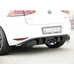Rieger Tuning vložka zadného nárazníka pre Volkswagen Golf VII 3/5-dvere. facelift, r.v. od 10/12