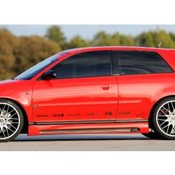 Rieger tuning bočných prahov s prelisom a výrezom pre Audi A3 (8L) 3/5-dvere., Prevedenie Pravý, Pov