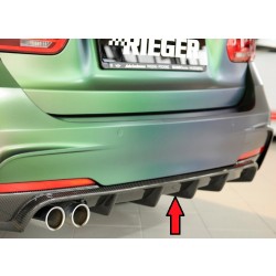 Rieger Tuning celokarbonová vložka do originálneho zadného nárazníka M-Series pre BMW radu 3 pre BMW