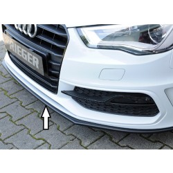 Rieger Tuning lipa pod originálny predný nárazník S-Line pre Audi A3 / S3 (8V) 3-dvere. Hatchback (8