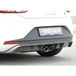 Rieger Tuning spojler pod originálny zadný nárazník pre Seat Leon (5F) 3-dvere. (SC) / 5-dvere. pred