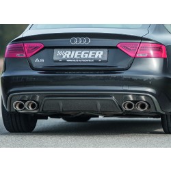 Rieger tuning spojler pod zadný nárazník pre Audi A5 (B8 / B81) Sportback, facelift, r.v. od 10 / 20
