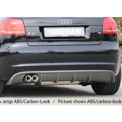 Rieger tuning vložka zadného nárazníka pre Audi A3 (8P) 3-dvere / Cabrio, r.v. od 07 / 08-, Preveden