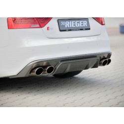 Rieger tuning vložka zadného nárazníka pre Audi A5 / S5 (B8 / B81) Cabrio / Coupé, facelift, r.v. od