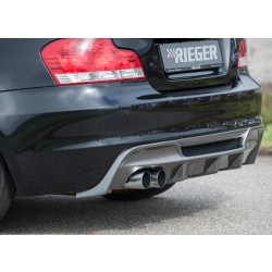 Rieger Tuning vložka zadného nárazníka pre BMW radu 1 E82 / E88 (182 / 1C) Coupé / Cabrio, r.v. od 1