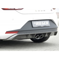 Rieger Tuning vložka zadného nárazníka pre Seat Leon FR (5F) 3-dvere. (SC) / 5-dvere. pred facelifto