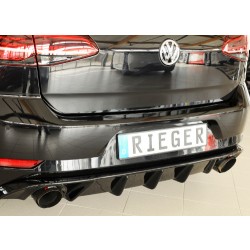 Rieger tuning vložka zadného nárazníka pre Volkswagen Golf VII GTI 3/5-dvere. facelift, r.v. od 02 /