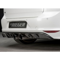Rieger tuning vložka zadného nárazníka pre Volkswagen Golf VII R 3/5-dvere. pred faceliftom, r.v. od