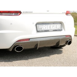 Rieger Tuning vložka zadného nárazníka pre Volkswagen Scirocco III (13) / Scirocco R line (13)
