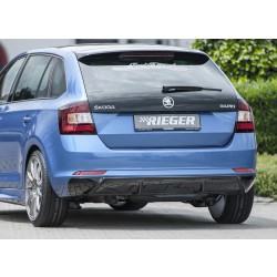 Škoda Rapid Spaceback - difúzor zadného nárazníka (pre lak)