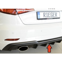 Rieger Tuning vložka zadného nárazníka pre Audi A3 / S3 (8V) 3/5-dvere., Facelift, r.v. od 09/2016,