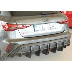 Audi A3 GY 5-dver. sportback 06/2024- - vložka zadného nárazníka, plast ABS bez povrchovej úpravy