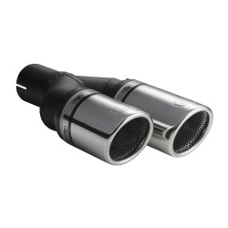 ULTER SPORT univerzálna dvojkoncovka výfuku guľatá Ø100 s délkou 200 mm/180