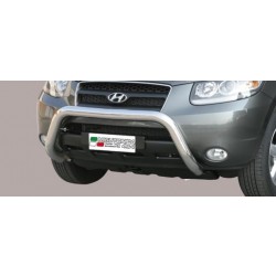 Hyundai Santa-Fe II - Nerezový predný ochranný rám 76mm