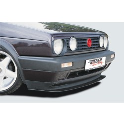 Rieger lipa pod predný nárazník pro Volkswagen Golf 2, 83-91, plast ABS bez povrchovej úpravy, pro GL, GTi od r.v. 8/89 s orig. nárazníkem