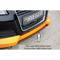 Rieger lipa pod predný nárazník Rieger pro Audi A3 8P 3-dver., 5-dver., kabriolet, Sportback po faceliftu, 07/08-, plast ABS bez povrchovej úpravy