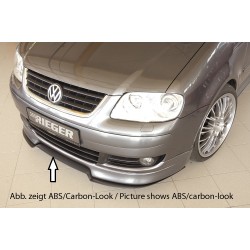 Rieger lipa pod predný nárazník Rieger pro Volkswagen Touran 1T van pred faceliftom, 03/03-10/06, plast ABS bez povrchovej úpravy