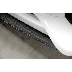 Rieger lipa pod predný nárazník Rieger pro Audi A4 B8, B81 avant, sedan pred faceliftom, 11/07-12/11, plast ABS s povrchovou úpravou Carbon-Look, mimo S-Line
