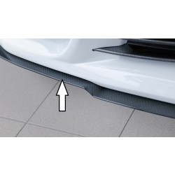 Rieger lipa pod predný nárazník Rieger pro Opel Astra H vr. GTC, Twin-Top 3-dver., 5-dver., caravan, hatchback, kabriolet, 03/04-, 03/05-, 09/05-, plast ABS s povrchovou úpravou Carbon-Look