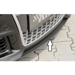 Rieger lipa pod predný nárazník Rieger pro Audi A4 8H kabriolet pred faceliftom, 04/02-12/05, plast ABS s povrchovou úpravou Carbon-Look