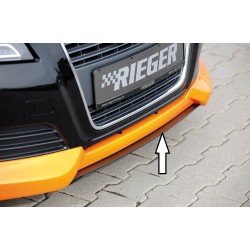 Rieger lipa pod predný nárazník Rieger pro Audi A3 8P 3-dver., 5-dver., kabriolet, Sportback po faceliftu, 07/08-, plast ABS s povrchovou úpravou Carbon-Look