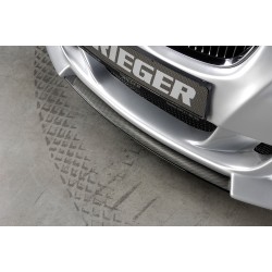 Rieger lipa pod predný nárazník Rieger pro BMW rad 3 E92, E93 kabriolet, kupé po faceliftu LCI, 03/10-, plast ABS s povrchovou úpravou Carbon-Look