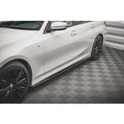 BMW rad 3 G20/G21 M-Pack, difúzory pod bočné prahy v.2, Maxton design