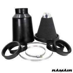 Univerzálny športový filter Ramair s uzavretým boxom - 70-90mm / priemer filtra: 115/165mm