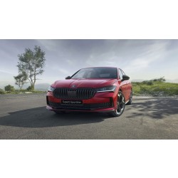 Škoda Superb IV - Športová výplň masky GLOSSY BLACK SPORT LINE