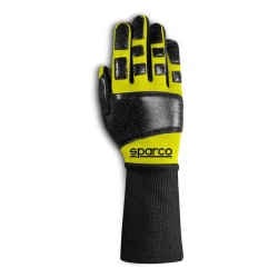 Rukavice pre mechanikov Sparco R-Meca s homologáciou FIA, Farba: žluto-čierna