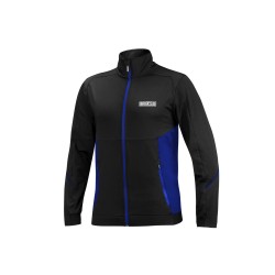 Sparco bunda sa zipsom, farba: čierno-modrá