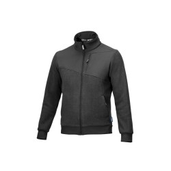 Sparco Grit fleecová mikina na zips, farba: sivá