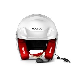 Sparco Prilba RJ-aj s intercomem a homologáciou FIA, farba: bílo-červená