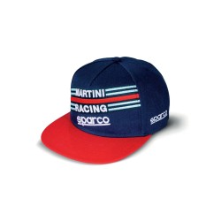 Sparco kšiltovka s rovným šiltom Martini Racing