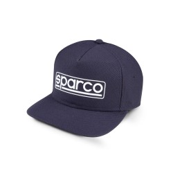 Sparco kšiltovka s rovným šiltom Stretch, farba: tmavomodrá