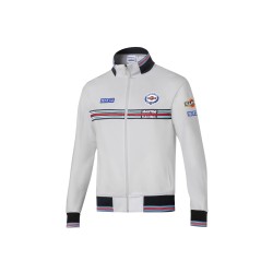 Sparco mikina na zips Martini Racing, farba: sivá