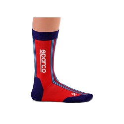 Sparco ponožky s motivem Martini Racing, farba: červeno - modrá
