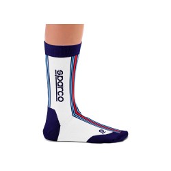 Sparco ponožky s motivem Martini Racing, farba: bílo - modrá