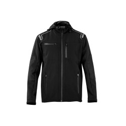 Sparco pracovné softshell bunda Seattle, farba: čierna