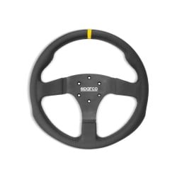 Sparco R330 pretekársky volant 330 mm, materiál venca: kože, vyhotovenie: bez tlačidiel