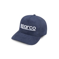 Sparco semišová kšiltovka, farba: tmavomodrá