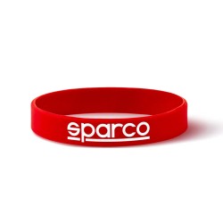 Sparco silikónový náramok, farba: červená