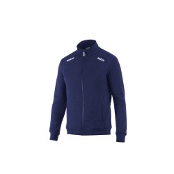 Sparco mikina na zips, farba: modrá